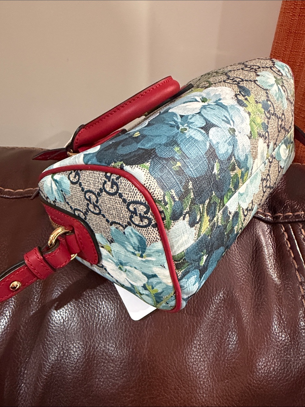 ‼️Authentic Gucci Floral Bloom Mini Boston Satchel Crossbody Bag - Picture 9 of 15